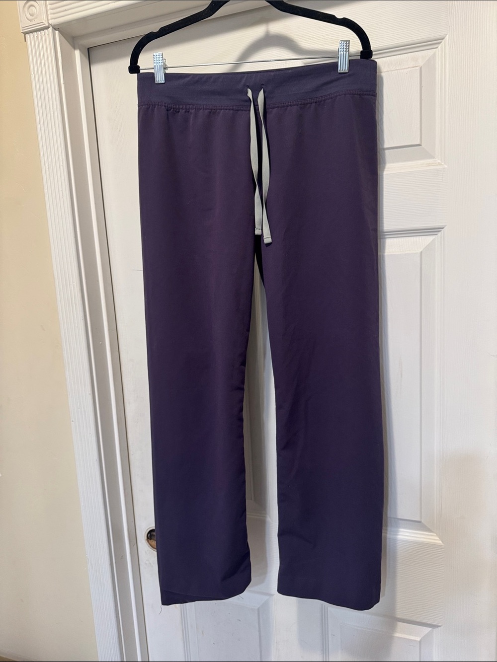 Figs Purple Drawstring with Gray Tie